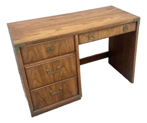 Vintage Huntley Campaign Desk by Thomasville