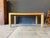 Ecru Vintage Postmodern Solid White Oak Parsons Dining Table For Sale - Image 8 of 12
