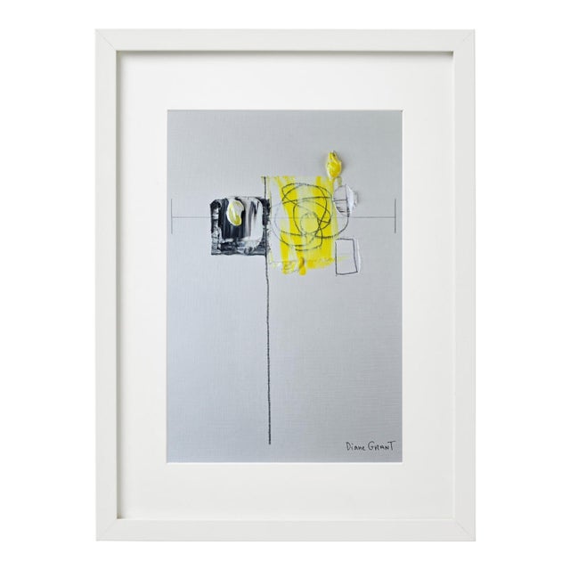 Neutral Colors Palette Organic Modern Botanical Flower Original Oil Painting / Contemporary Herbarium / Earth Tones For Sale