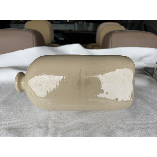 19th Century Antique Lovatt & Langley Stoneware Bed Warmer For Sale - Image 5 of 7