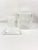 Vintage Mid-Century Clear Ribbed Lucite Bathroom Vanity Set – 3 Pieces For Sale - Image 4 of 8