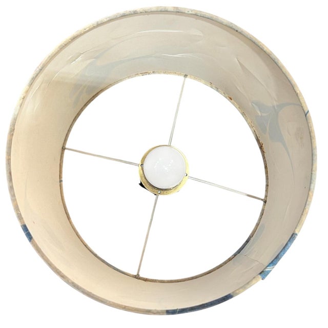 Blue Curved Lamp from Val Saint Lambert, 1960s For Sale - Image 4 of 5