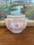 This distinctive Vietnamese studio pottery jar is a hand-thrown and hand-painted piece featuring a highly detailed...