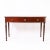 Handsome 19th Century English server handcrafted in mahogany with a marble top set in a crossbanded border on a three...