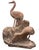 Vintage Style Cast Marble Crane Garden Statue For Sale - Image 4 of 10