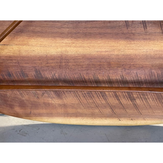 Early 20th Century Scandinavian Mid-Century Guitar Pick Leaf Table For Sale - Image 10 of 18
