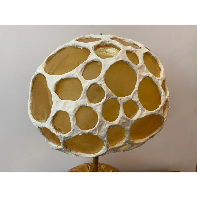 Morchella Mushroom Lamp by Nate Hill For Sale - Image 4 of 11