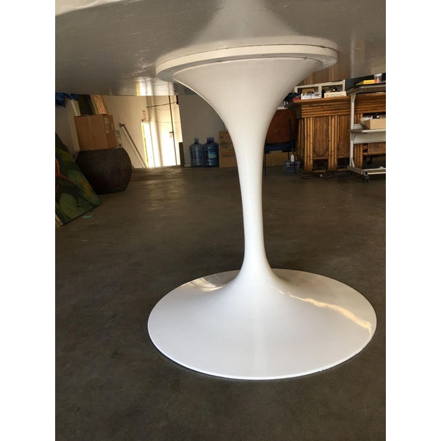 Mid-Century Modern Mid-Century "Tulip" 42" Round Dining Table For Sale - Image 3 of 8