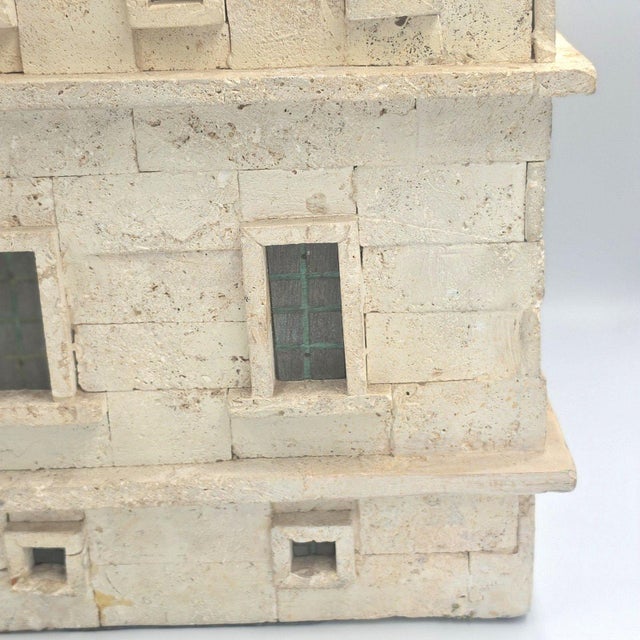 Handmade Stone Tile Neoclassical Architectural Model | Chairish