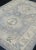 Modern Turkish Oushak Rug Faded Blue Ivory Handwoven Wool Rug 5'5" X 7' For Sale - Image 3 of 8