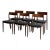 In Style of J.l. Møller Rosewood Dining Chairs Set of 6 Manufactured in Denmark Mid-Century Modern 1960s For Sale