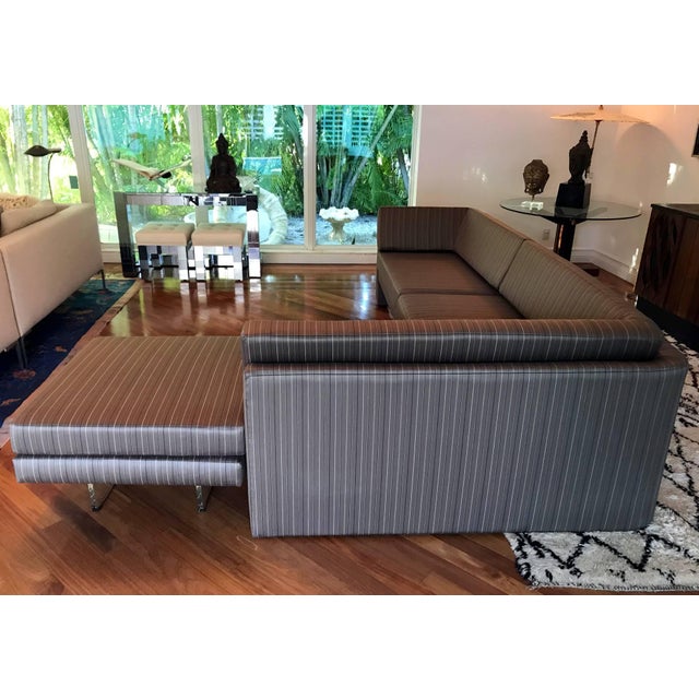 Black Fantastic Sectional Omnibus Sofa by Vladimir Kagan For Sale - Image 8 of 10