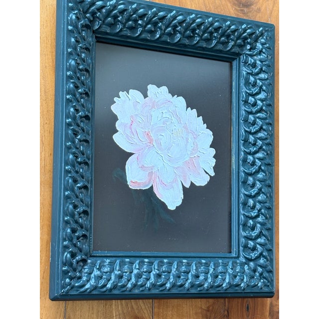2025 Carolyn Misterek Pink Peony Giclee, Framed For Sale - Image 4 of 4