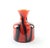 Red and Black Glass Vase, Northern Europe, 1980s For Sale - Image 3 of 3