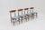 Blue Vintage Italian Dining Room Chairs, 1960s, Set of 4 For Sale - Image 8 of 11