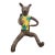Large Vintage Paper Mache Wolf For Sale