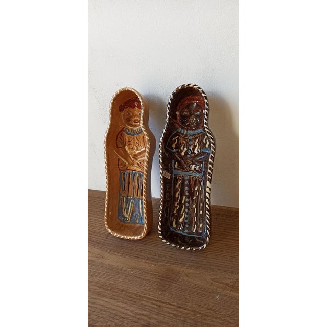 Vintage Alsace Terracotta Pottery Food Molds, 1980s, Set of 2 For Sale - Image 4 of 15