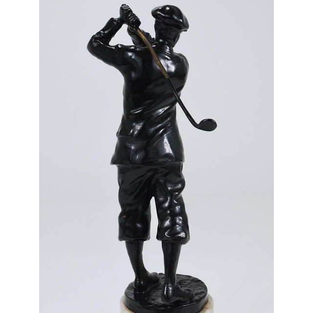 Golf Player Harry Vardon Bronze Statue by Richard Thuss, Vienna, 1925 For Sale - Image 12 of 18