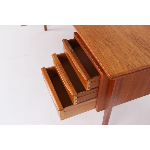 1970s Danish Teak Desk from Peter Løvig Nielsen, 1960s For Sale - Image 5 of 10
