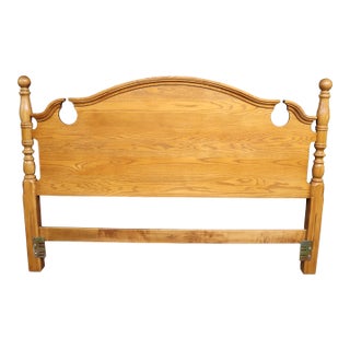 Pennsylvania House Oak King/Queen Headboard Convertible Traditional Country Style For Sale