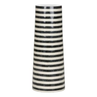 Wildwood Memphis Milano Striped Stone Display Pedestal For Sale