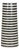 Wildwood Memphis Milano Striped Stone Display Pedestal For Sale