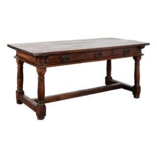 Early 19th Century French Refectory or Library Table For Sale