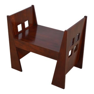 Stickley Arts & Crafts Cherry Bench For Sale