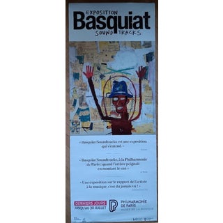 Original Exhibition Poster: Soundtracks after Jean-Michel Basquiat, Paris, 2023 For Sale
