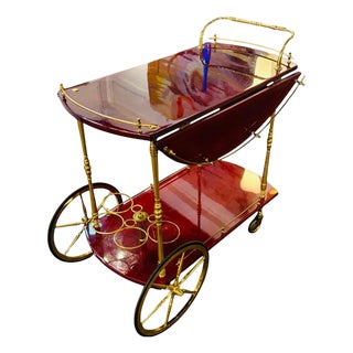 Bar Serving Trolley by Aldo Tura, 1960 For Sale