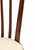 Vintage Italian Chairs in Mahogany Wood and Leather, 1950s, Set of 6 For Sale - Image 4 of 8