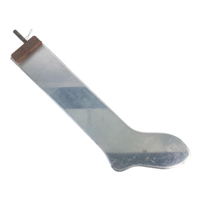 Rare Industrial Vintage Oversized Stocking Mold Form Hosiery Lingerie Display For Sale