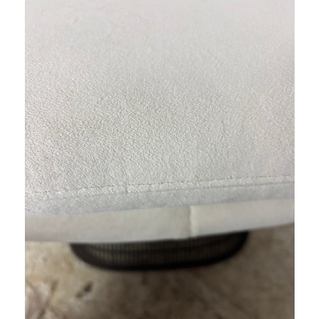 Cream 1960s Warren Platner for Knoll Bronze Lounge Chairs- Set of 4 For Sale - Image 8 of 9