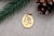 19.2k Gold Our Lady of Mount Carmel and Sacred Heart of Jesus Pendant, in Worn conditions. Designed 1980 to 1989
