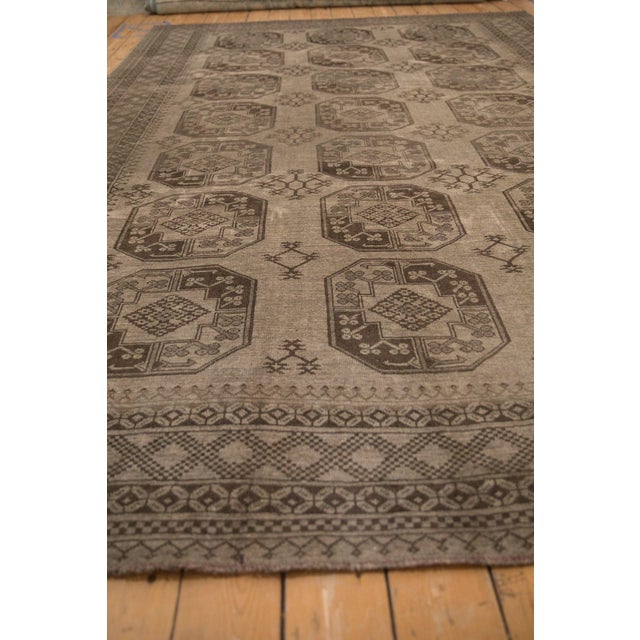 Vintage Distressed Ersari Carpet - 7'11" x 11'5" For Sale - Image 12 of 12