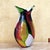Murano‑Style Multicolored Hand‑Blown Art Glass Vase, 13" For Sale - Image 4 of 18