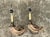 Brass Vintage Brass Twisted Horn Wall Sconces - Pair For Sale - Image 8 of 12