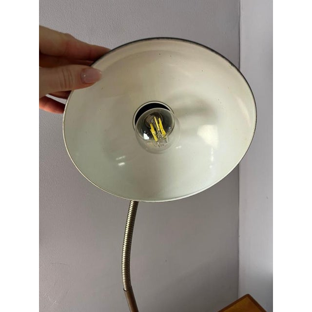 Christian Dell Black Clamp Lamp by Christian Dell for Kaiser Idell For Sale - Image 4 of 11