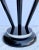 1980s 1980s Postmodern Black Lacquer Art Deco Demi-Lune Console Table For Sale - Image 5 of 13