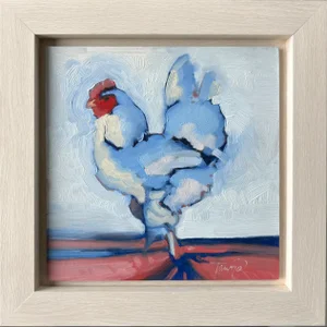 Lord Peckington IV, Original Painting by Tawna Allred, Framed