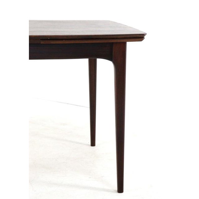 Brown Rectangular Extendable Rosewood Goes Dining Table For Sale - Image 8 of 15