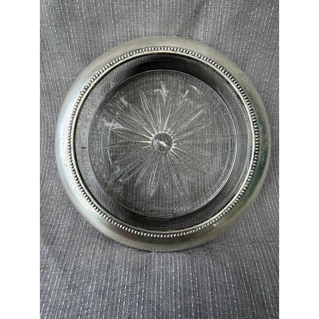 Vintage Sterling Silver Champagne Wine Coaster Frank Whiting Co For Sale - Image 12 of 12