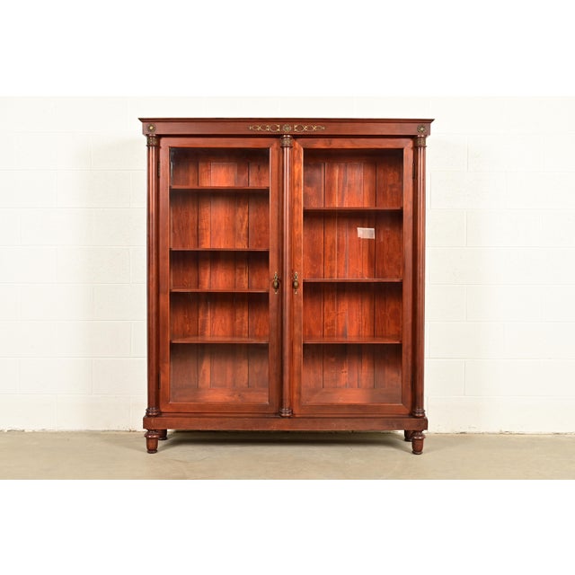 A beautiful antique French Empire or Victorian bookcase or display cabinet In the manner of Herter Brothers USA, Circa...
