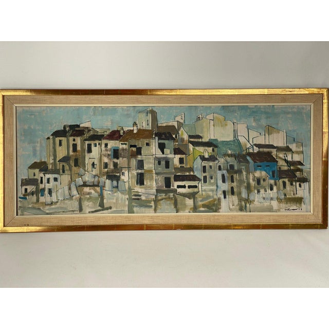 Harry Wichmann, City View, 1957, Oil on Canvas, Framed For Sale - Image 18 of 18