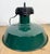 French Industrial Dark Green Enamel Factory Pendant Lamp, 1960s For Sale - Image 17 of 18