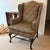 Brown Vintage Hancock & Moore Animal Print Wingback For Sale - Image 8 of 11