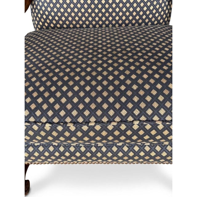 Pristine Pair of Vintage Baker French Provincial Bergere Chairs For Sale - Image 12 of 12