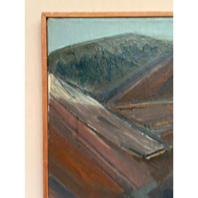 Eric Julius, Glumslövs Backar, 1950s, Oil Painting on Canvas, Framed For Sale - Image 6 of 18