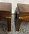 1970s Pair of Lane Furniture Campaign Style End Tables For Sale - Image 5 of 9