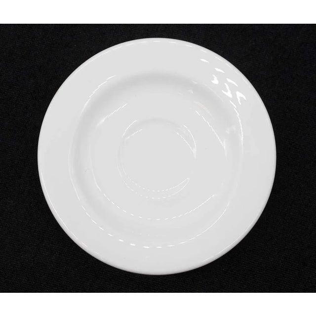 Late 20th Century Waldorf Astoria Fortessa Bone China Espresso Plate For Sale - Image 5 of 5